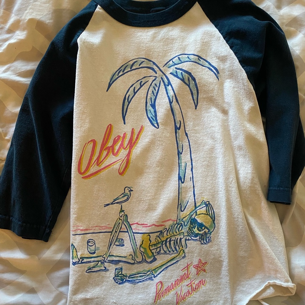 Obey 3/4 Sleeve Shirt